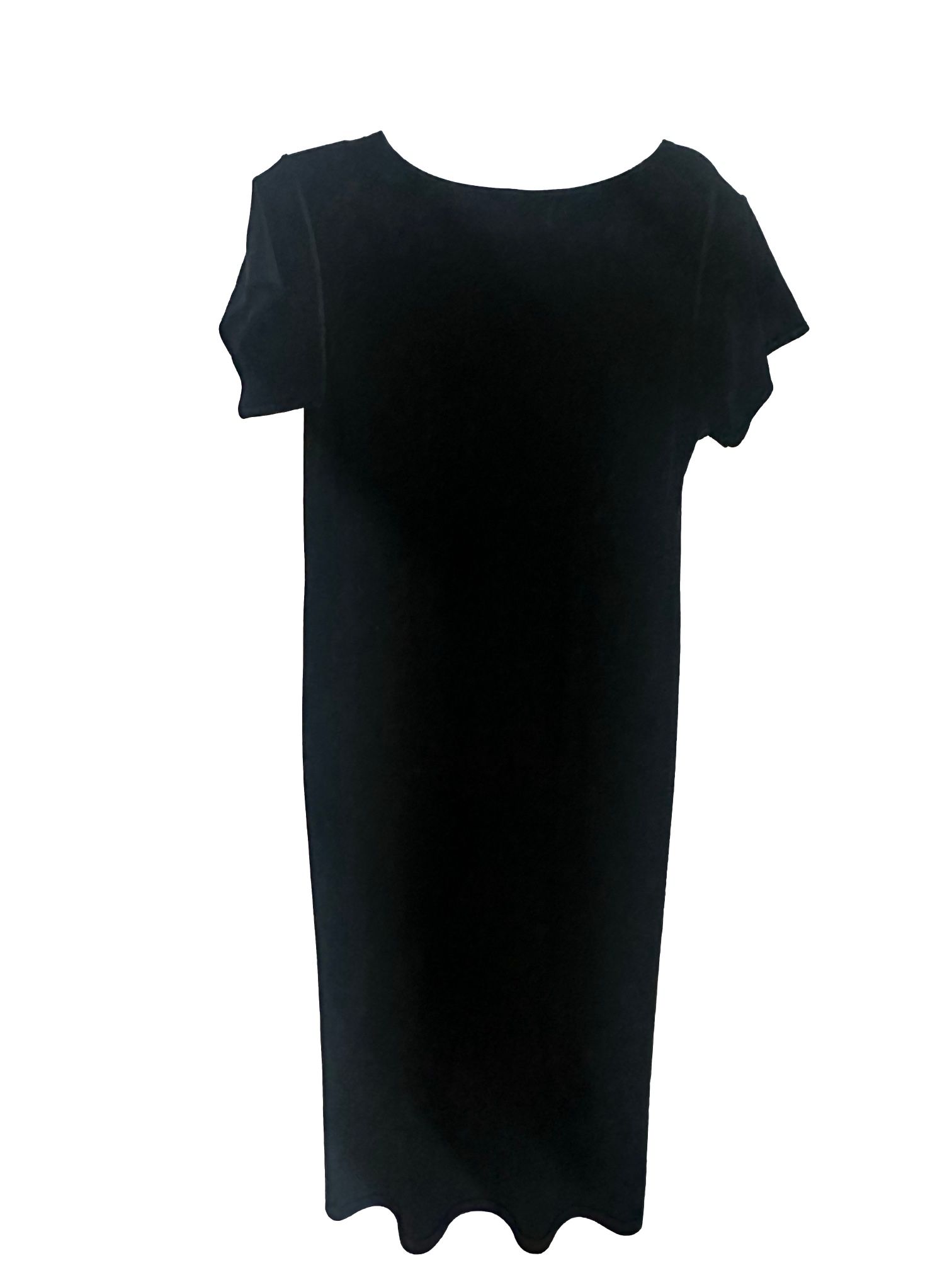 Vintage Y2K Black Velvet Whimsigoth Emo Fairycore Dress Large