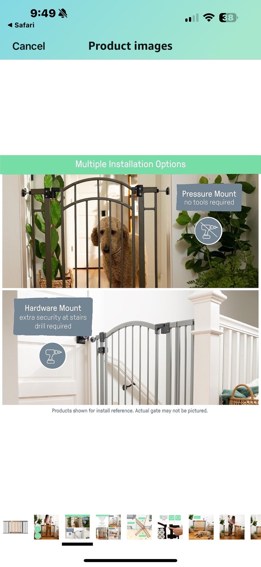 Summer Infant West End Extra Wide Safety Pet and Baby Gate, 36 60