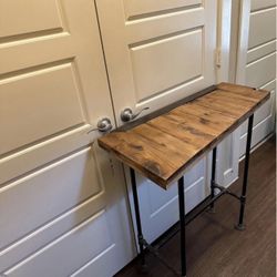 Wood Console Table 