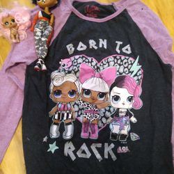 Lol Doll and shirt Bundle Size Xl