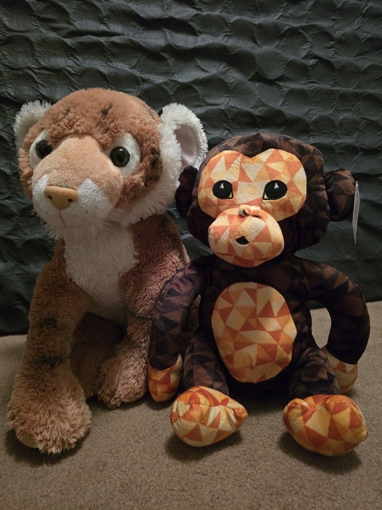 2 Medium Stuffed Animals