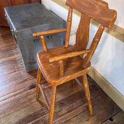 Wooden High Chair