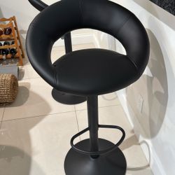 Two Adjustable Bar Stools 