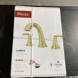 Pfister Ladera Widespread Bathroom Faucet Brushed Gold