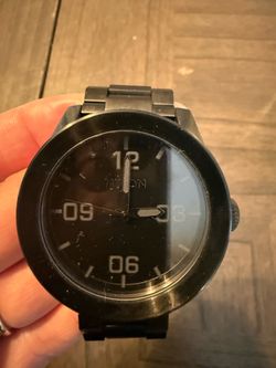 Nixon Stainless Steel Matte Black