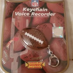 NEW NFL Keychain Voice Recorder.
Never been opened. Has official NFL License