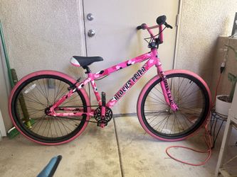 SE bike- Blocks Flyer 26” pink camo