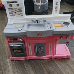 Step2 Pink Play Kitchen Set For Kids
