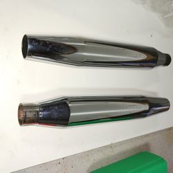 2 Harley Muffler Pipes New