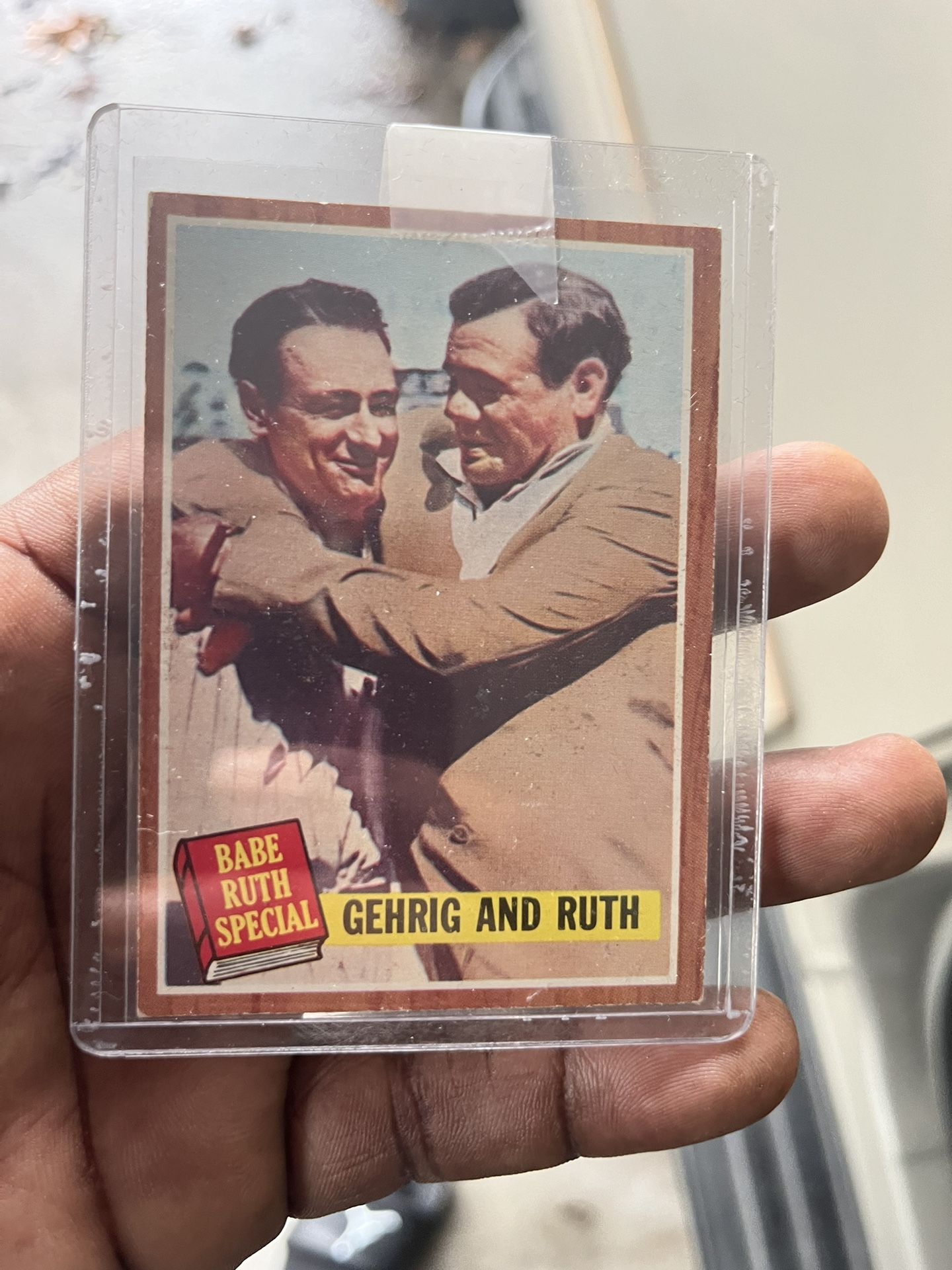 1960’s Babe Ruth And Lou Gehrig Baseball Cards
