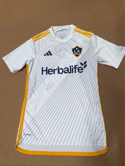 Adidas MLS LA Galaxy 2024/25 Home Jersey Men’s Small Slim Fit Kit Autographed