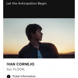 Ivan Cornejo Tickets