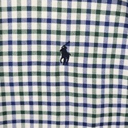 Ralph Lauren Men's  Xs Or Young Men's Short Sleeve Button Down Plaid Shirt