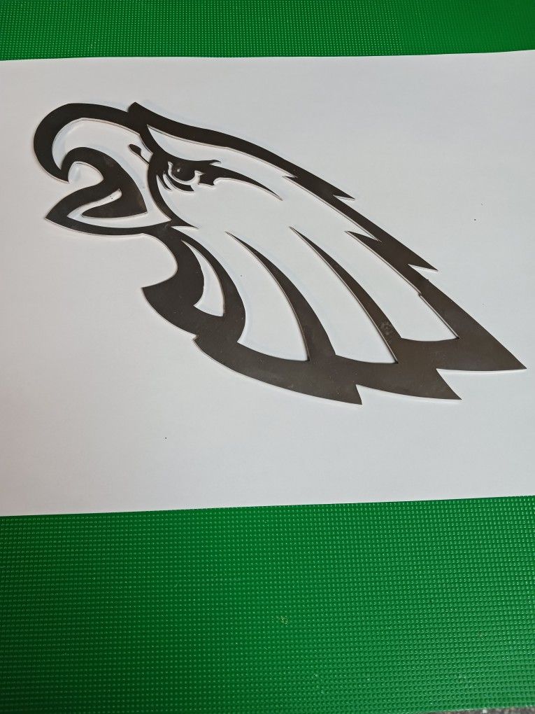 Super Bowl Champs-Phildelphia Eagles Laser Cutout Logo Stainless Steel