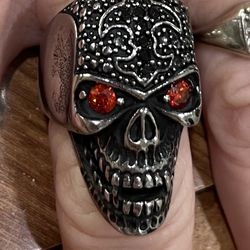 Stainless Steel Skull Ring