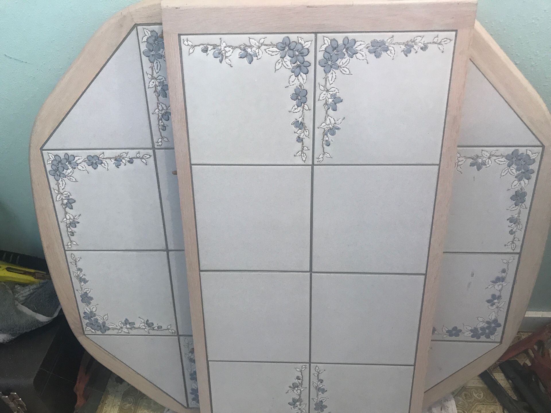 Tile top kitchen table