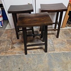3 Bar Stools. 