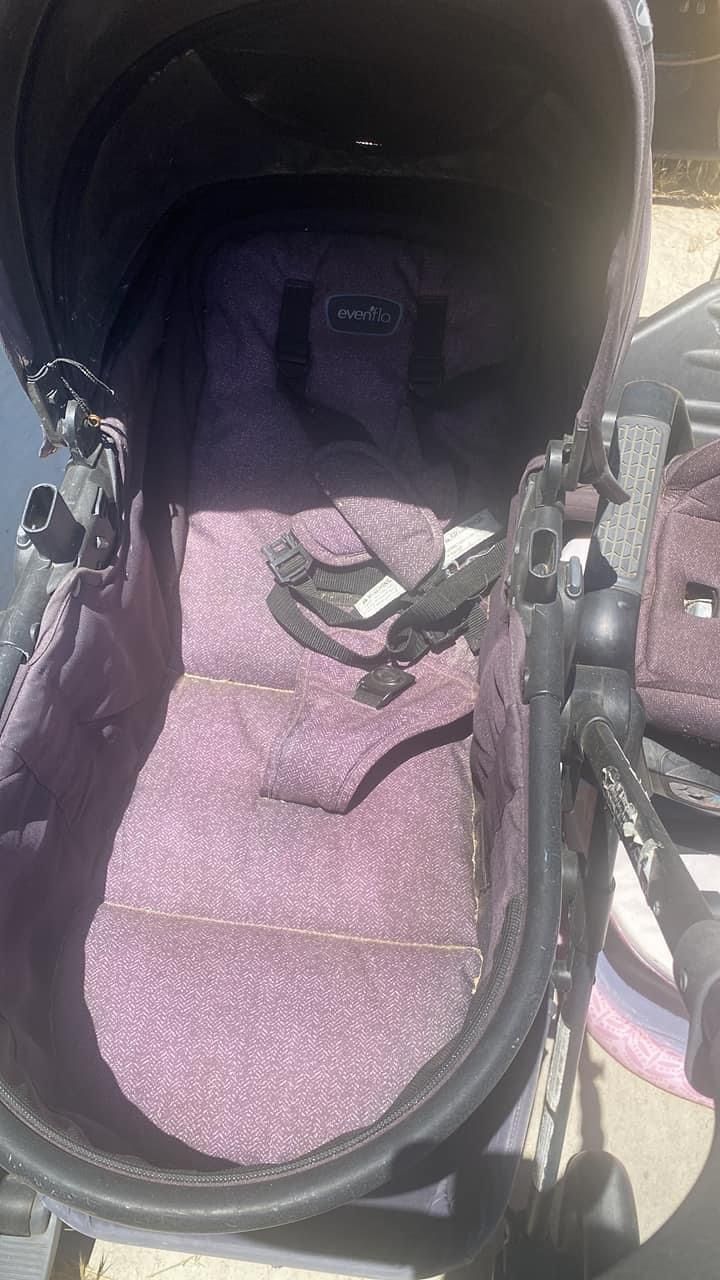 Even Flo Infant Car Seat With Stroller Travel System 