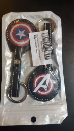 Avengers Airtag Leather Case