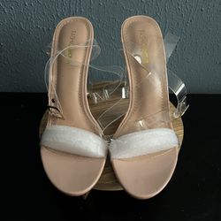 Clear Nude Heels