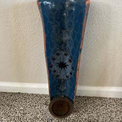 Candle Holder | Blue Art 