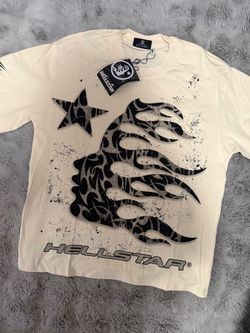 Hellstar Graphic T-Shirt Cream
