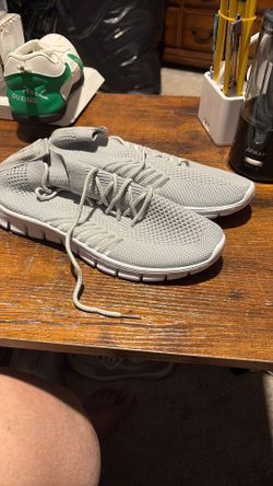Grey color pair of sneakers