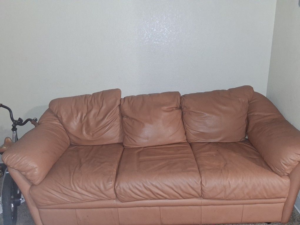 FREE COUCH AND DESK.