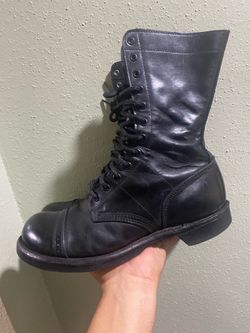 Corcoran Jump Boots 1500 Black Leather Made In USA  SZ 9