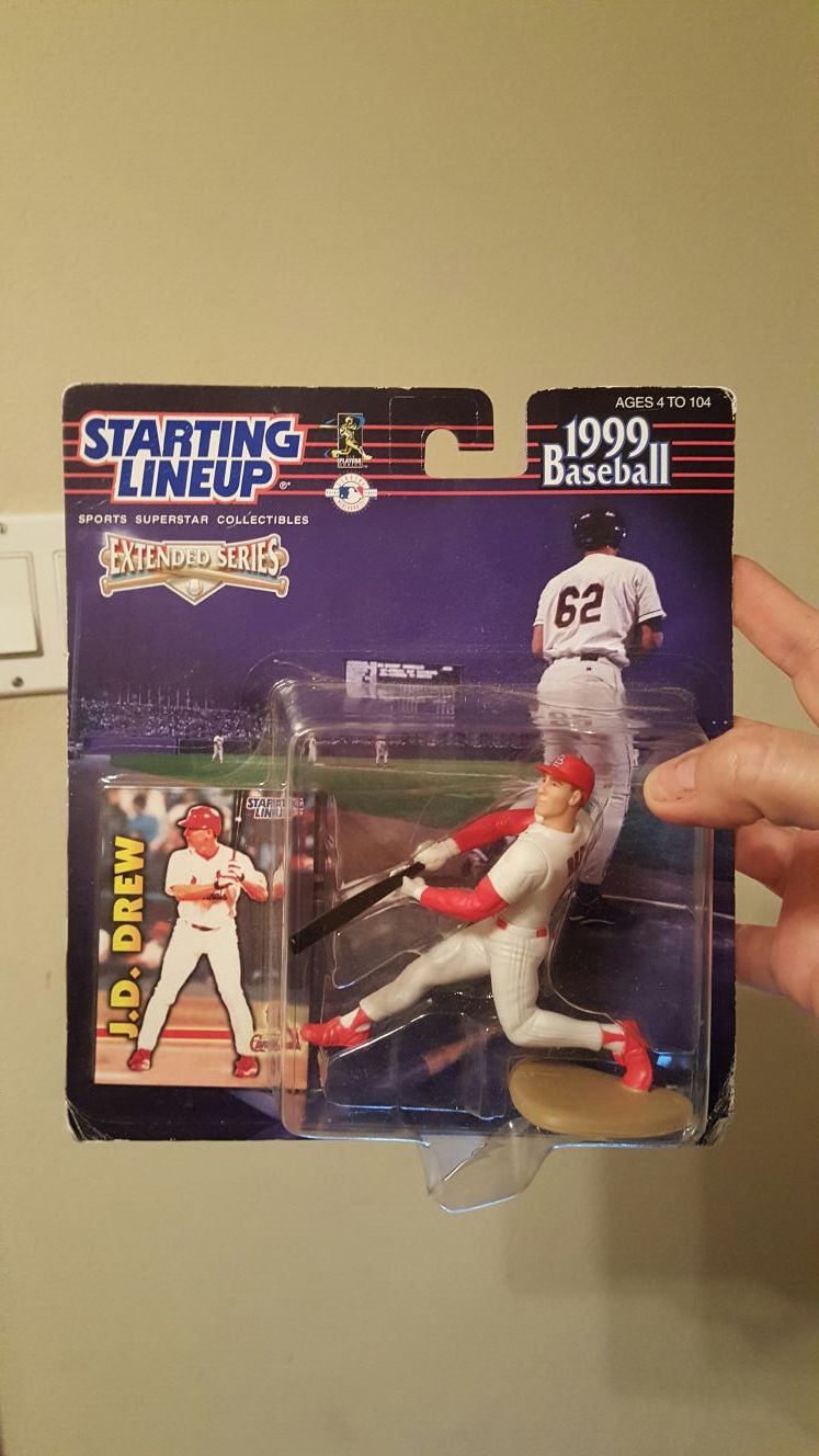 1999 J.D Drew starting Lineup Baseball Extended Series Collectible