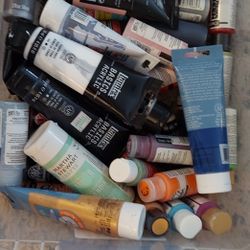 Art And Craft Paint And Brushes