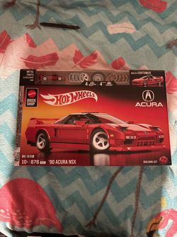 Hot Wheels Mattel Brick Shop '90 Acura NSX Building Set