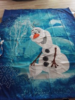 Disney olaf bed cover