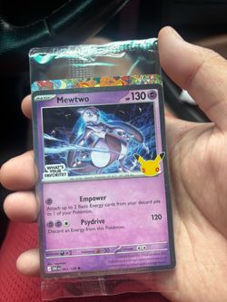 Mewtwo 30th celebration promo card