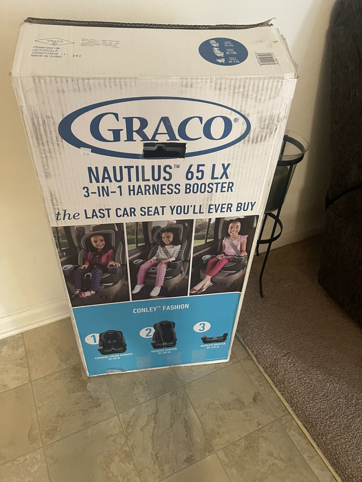 Graco Nautilus 65 3-in-1 Harness Booster Car Seat - Chanson