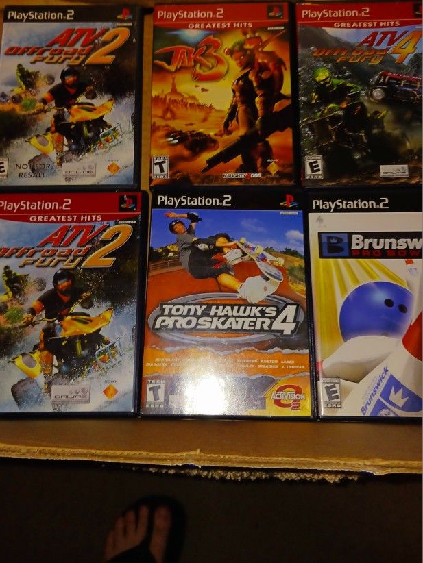 PlayStation 2 ATV Offroad Fury 2 Off-road For Jack 3 Off-road Fury Hawk Pro Skater 3 Grand Theft San Andreas 👌