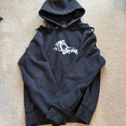 Black Stussy Hoodie- Men’s Small
