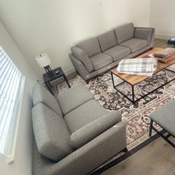 Corner Sectional sofa - Quarry Gray (Free Delivery)