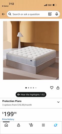 Cloudway – 12 Inch King Size Mattress – Real Hybrid King Mattress Memory Foam, Reinforced Edge Support, Zoned Coils for Pressure Relief and No Motion 