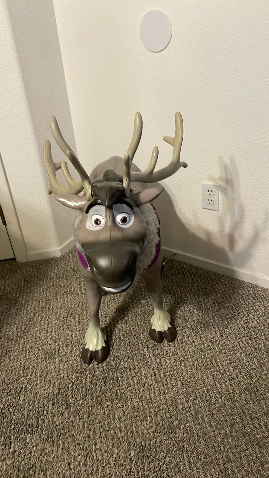 Disney frozen 2 ride on Sven Reeinder my size playdate 3FT kids toy with sounds