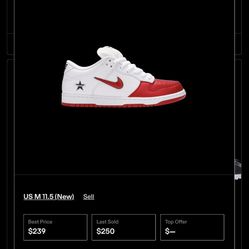 Supreme low SB Dunk variaity