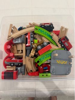 Hape Wood Train sets