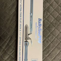 Babyliss Pro Nano Titanium Straightener And  Dryer