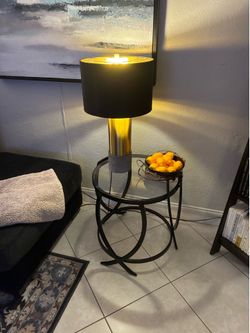 Pair of Arteriors-Inspired Designer Table Lamps – Modern Luxury Statement Pieces