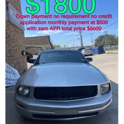2010 Ford Mustang No Credit Application No Requirement
