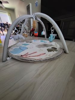 Baby gym and Nursing  pillow. unused