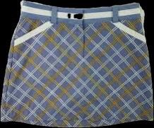 Nike Plaid Mini Skirt with Belt