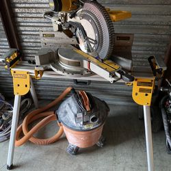 12” Double Bevel Sliding Miter Saw with Stand