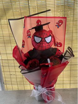 Spider-Man  graduation bouquet
