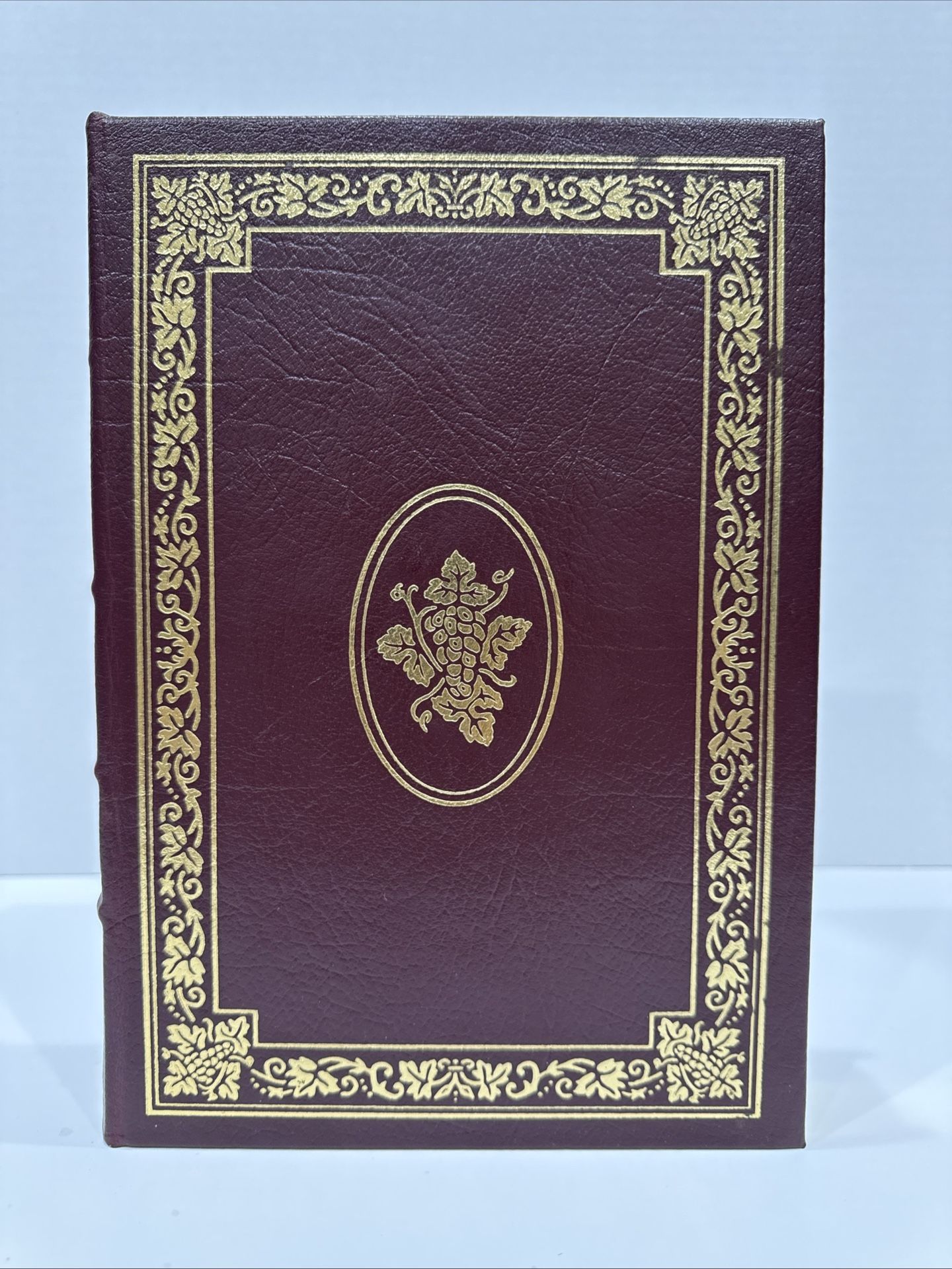 THE STORY OF WINE -LEATHER BOUND COLLECTOR'S EDITION SIGNED BY HUGH JOHNSON
